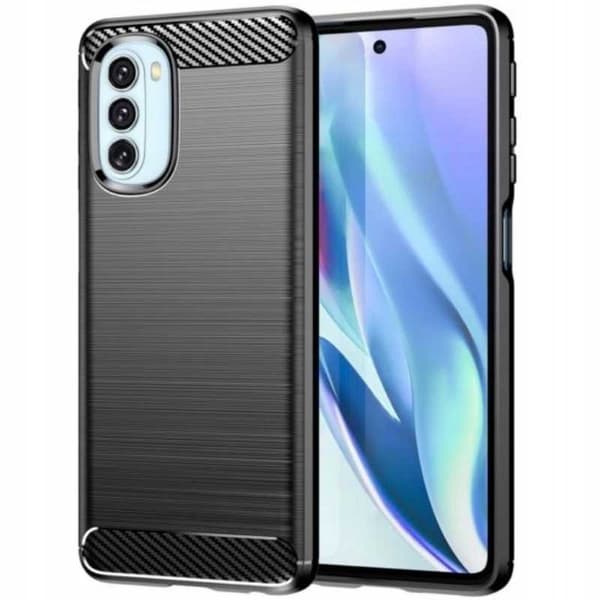 Spacecase Case Deksel For Motorola Moto G51 5G Black Carbon