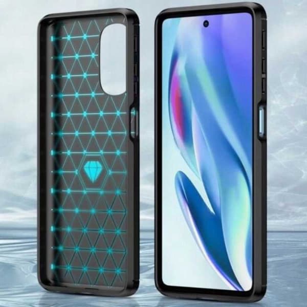 Spacecase Case Deksel For Motorola Moto G51 5G Black Carbon