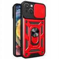 Miniatyrbilde 2 av 5: Spacecase Camring Case For Iphone 15 Plus Deksler Riper Rødt