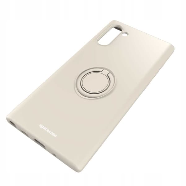 Spacecase Silikone Case Ring For Samsung Galaxy Note 10 Bone
