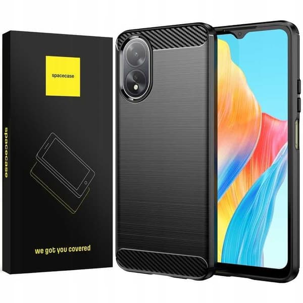 Spacecase Cover Kolhäll För Oppo A38 4G Svart