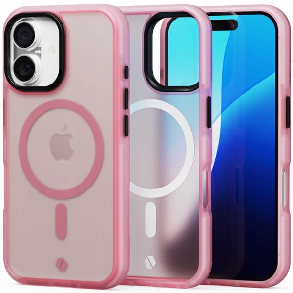 Spacecase Hybrid Case Fusion Mag Case For Iphone 16 Pink For Magsafe