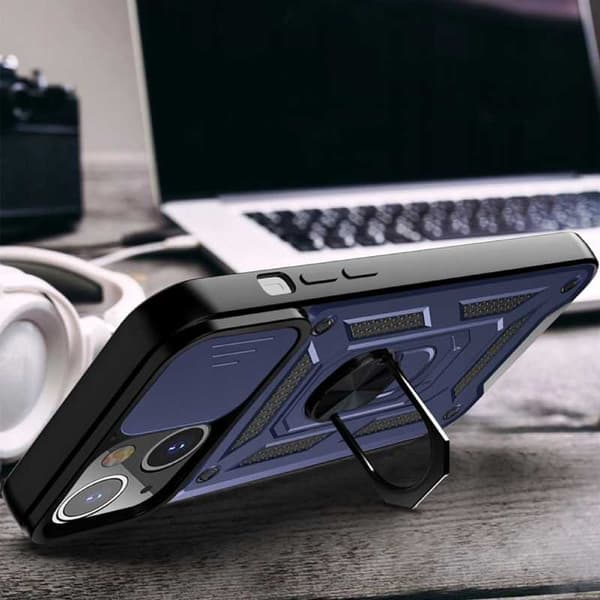 Spacecase Case Case Til Iphone 13 Sc Camring Blå Beskyttelse