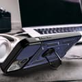 Miniatyrbillede 5 af 7: Spacecase Case Case Til Iphone 13 Sc Camring Blå Beskyttelse