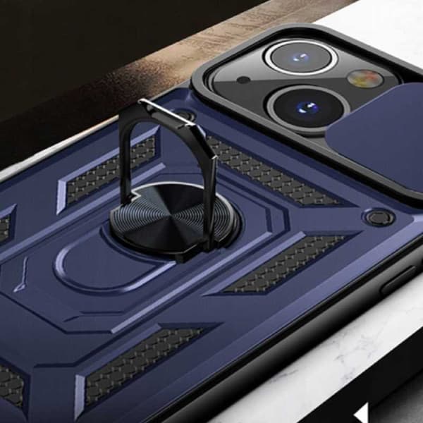 Spacecase Case Case Til Iphone 13 Sc Camring Blå Beskyttelse