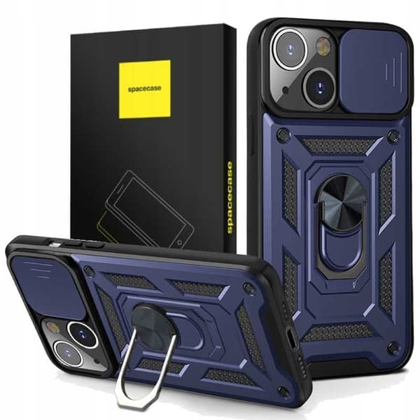 Spacecase Case Case Til Iphone 13 Sc Camring Blå Beskyttelse