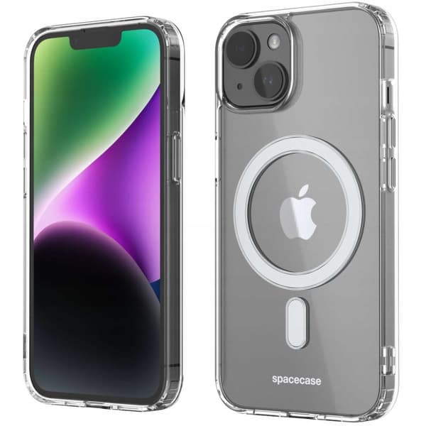 Spacecase Case Clear Cover Til Iphone 14 Plus Til Magsafe