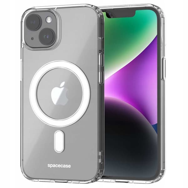 Spacecase Case Clear Cover Til Iphone 14 Plus Til Magsafe