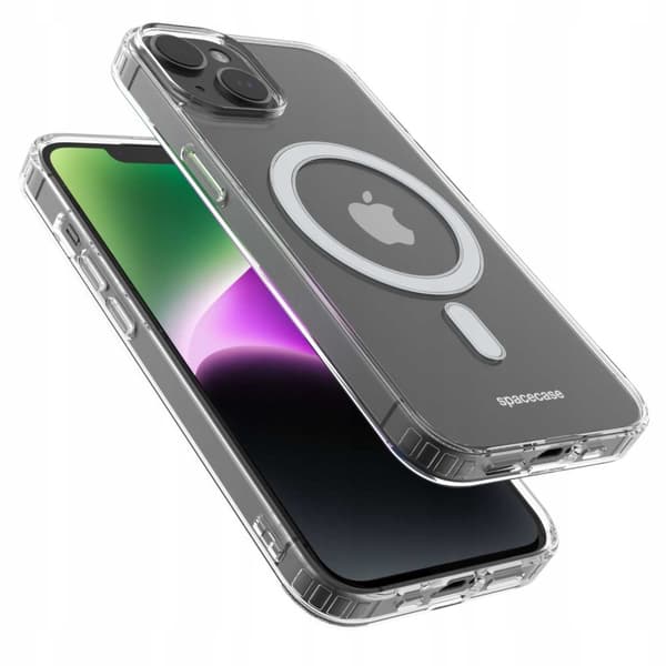 Spacecase Case Clear Cover Til Iphone 14 Plus Til Magsafe