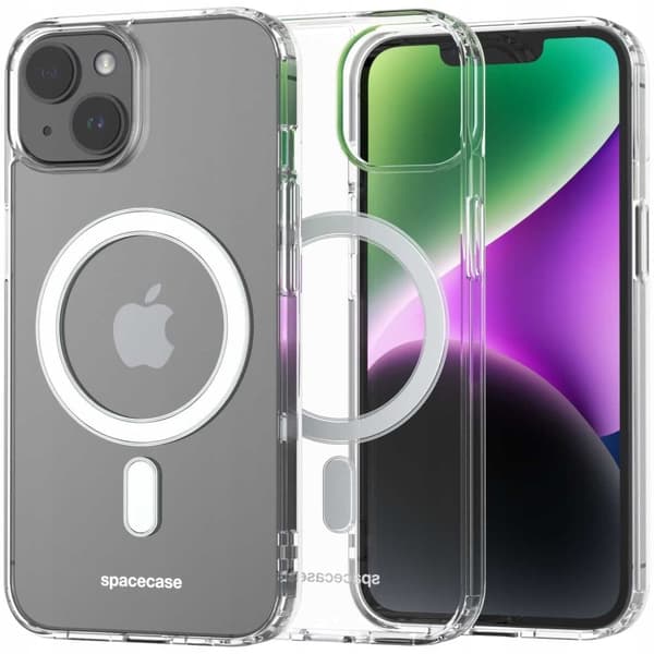 Spacecase Case Clear Cover Til Iphone 14 Plus Til Magsafe