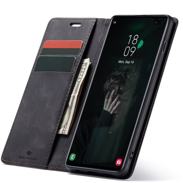 Spacecase Case Pengepung Dækker Til Samsung Galaxy S10+ Sort