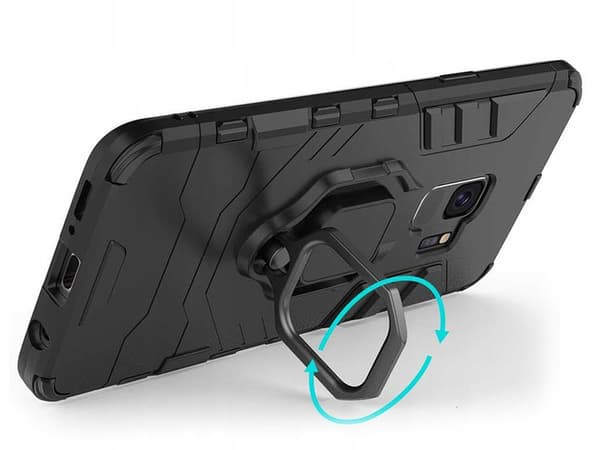 Spacecase Case Cover Til Samsung Galaxy S9 X-Ring Sort