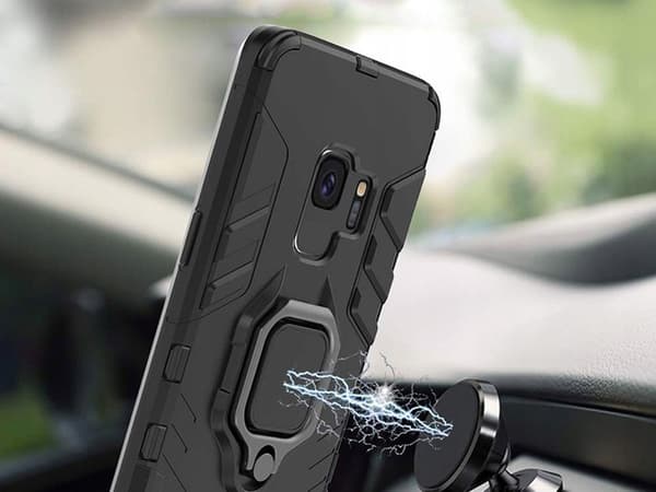 Spacecase Case Cover Til Samsung Galaxy S9 X-Ring Sort