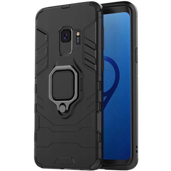 Spacecase Case Cover Til Samsung Galaxy S9 X-Ring Sort