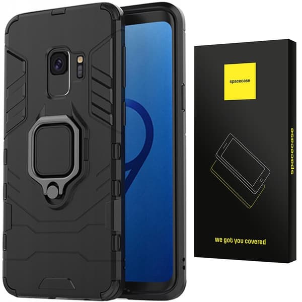 Spacecase Case Cover Til Samsung Galaxy S9 X-Ring Sort