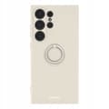 Miniatyrbilde 7 av 9: Spacecase Silikone Case Ring For Samsung Galaxy S24 Ultra Bone