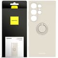 Miniatyrbilde 1 av 9: Spacecase Silikone Case Ring For Samsung Galaxy S24 Ultra Bone