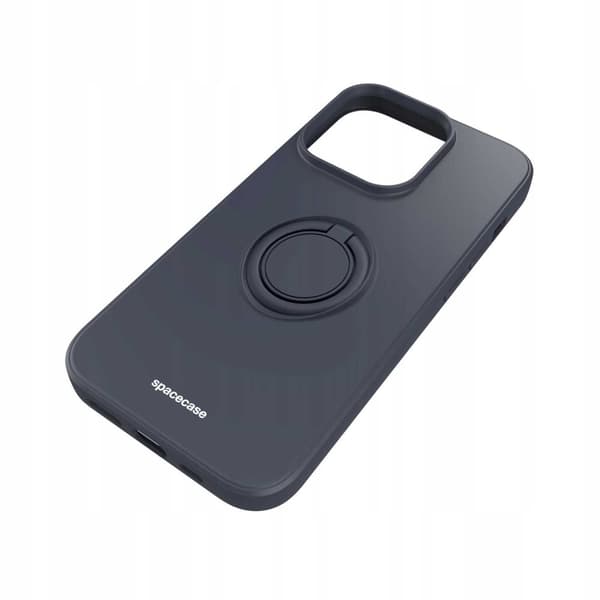 Spacecase Silikone Ring Case Til Iphone 14 Pro Sort Case Cover