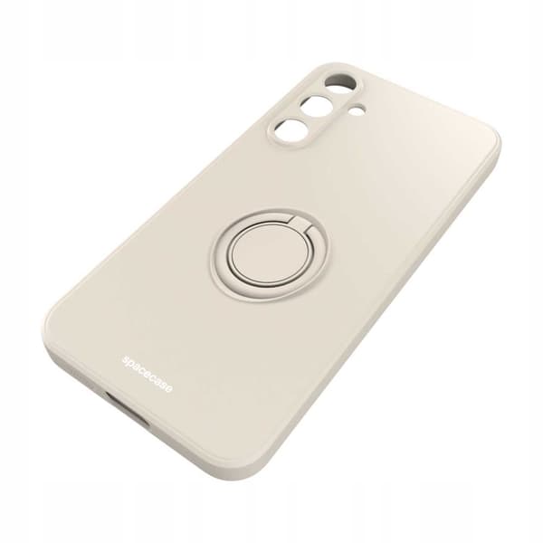 Spacecase Silikone Case Ring Til Galaxy S23 Fe Bone 5G