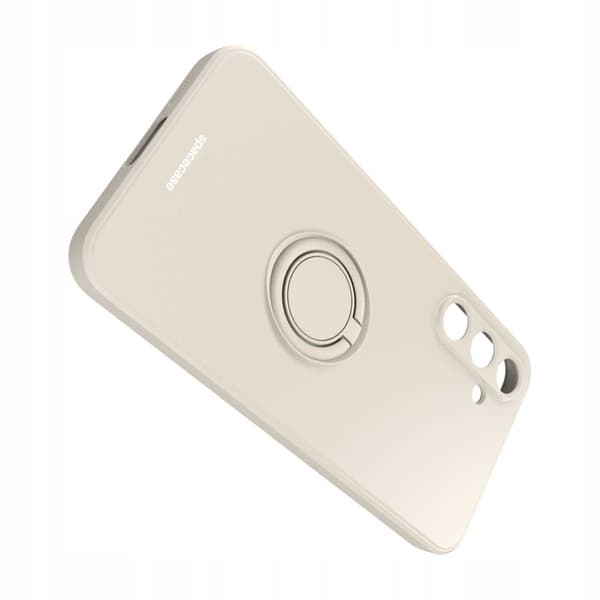 Spacecase Silikone Case Ring Til Galaxy S23 Fe Bone 5G