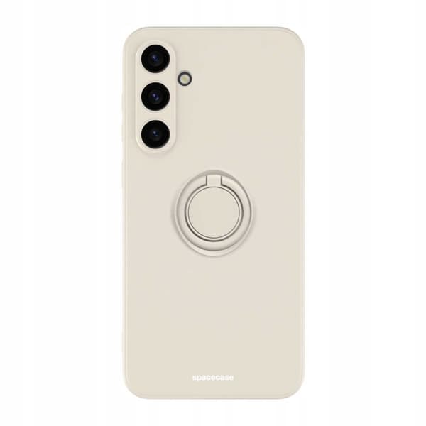 Spacecase Silikone Case Ring Til Galaxy S23 Fe Bone 5G