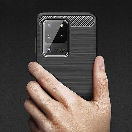 Varusteen Kotelon Kansi Galaxy S20 Ultra Musta Samsungin