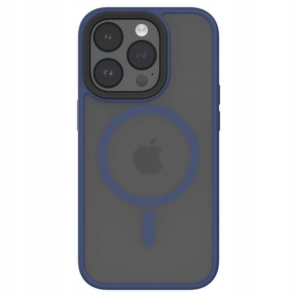 Spacecase Case Cover Til Iphone 14 Pro Til Magsafe Mørkeblå