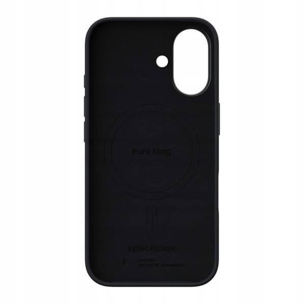 Iphone 16 Sc Pure Mag Musta Spacecase Kotelon Kansi