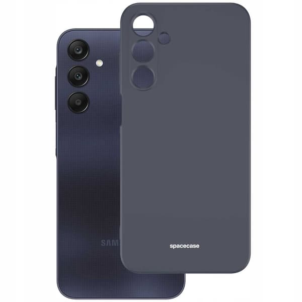 Spacecase Silikonfodral För Samsung Galaxy A25 5G Svart