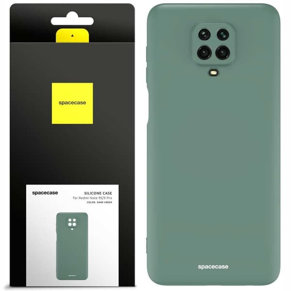 Spacecase Silikonfodral För Xiaomi Redmi Note 9S 9 Pro Green