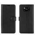 Miniatyrbillede 6 af 6: Litchi Case Cover Til Poco X3 Nfc Pro Sort Silikone