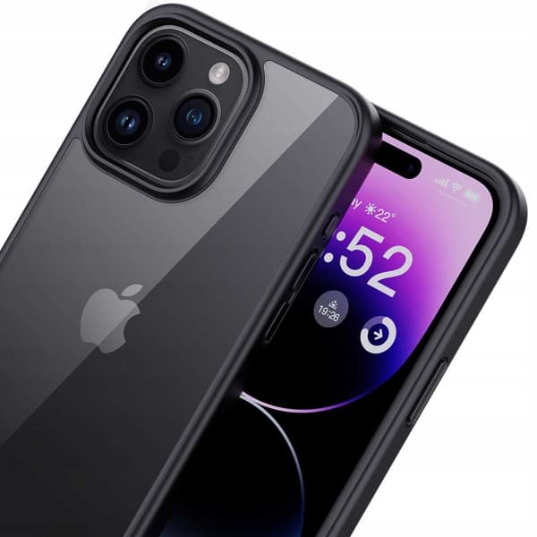Spacecase Case Cover Til Iphone 15 Pro Metro Black