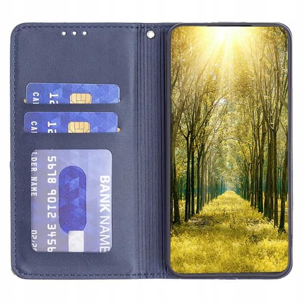 Zaps Origami Wallet Vek Til Samsung Galaxy S24 Ultra Blue