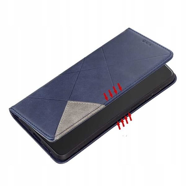 Zaps Origami Wallet Vek Til Samsung Galaxy S24 Ultra Blue