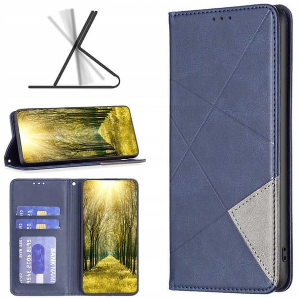 Zaps Origami Wallet Vek Til Samsung Galaxy S24 Ultra Blue