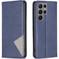 Miniatyrbilde 1 av 9: Zaps Origami Wallet Vek Til Samsung Galaxy S24 Ultra Blue