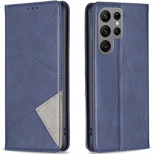Zaps Origami Wallet Vek Til Samsung Galaxy S24 Ultra Blue