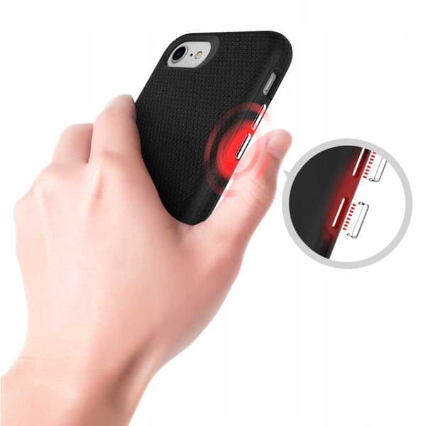 Spacecase Case Cover För Iphone 7 8 Se 2020 Black Sc Core
