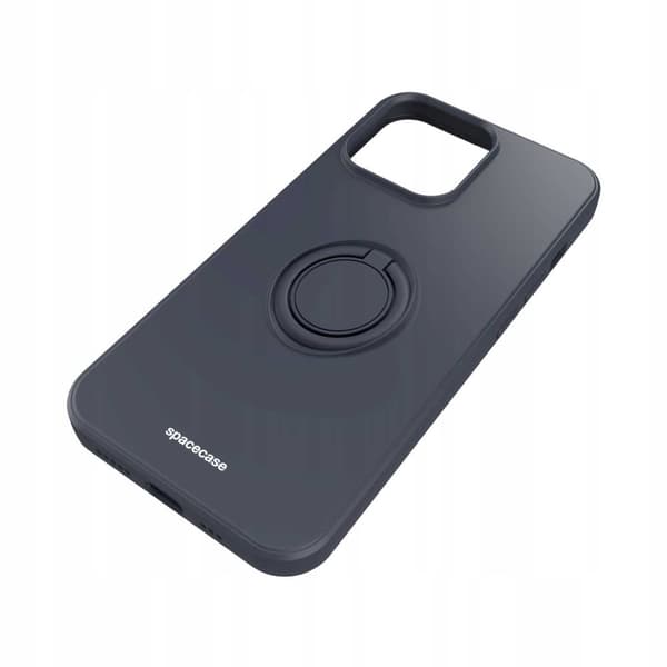 Spacecase Silikone Case Ring Til Iphone 13 Sort Beskyttelse