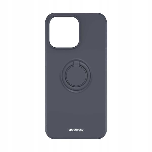 Spacecase Silikone Case Ring Til Iphone 13 Sort Beskyttelse