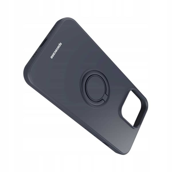 Spacecase Silikone Case Ring Til Iphone 13 Sort Beskyttelse