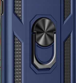 Spacecase Kotelon Kansi Samsung Galaxy S21+ Blue Sc Ring Nx:Lle