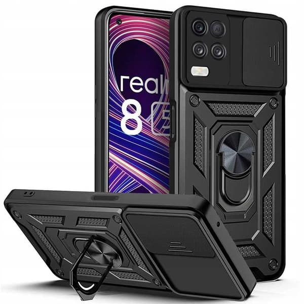 Spacecase Case Til Realme 8 5G Sort