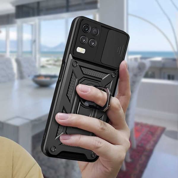 Spacecase Case Til Realme 8 5G Sort