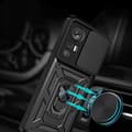 Pikkukuva 4 / 8: Xiaomi 12 12X Black Camring -Kotelon Värikotelon Kansi