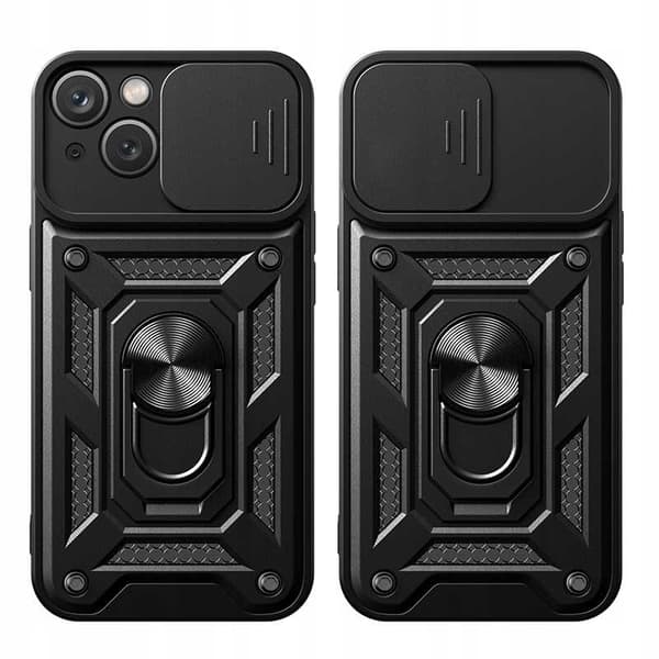 Spacecase Case Kotelo Iphone 15 Black Sc Caming Suojalle