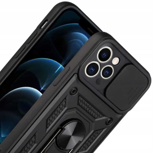 Spacecase Case Cover Til Iphone 12 Pro Max Camring Sort