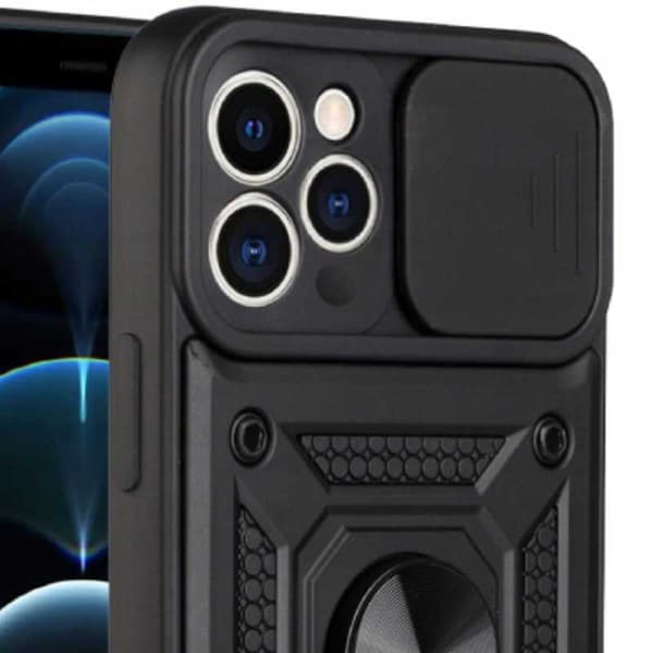 Spacecase Case Cover Til Iphone 12 Pro Max Camring Sort