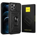 Miniatyrbillede 1 af 6: Spacecase Case Cover Til Iphone 12 Pro Max Camring Sort