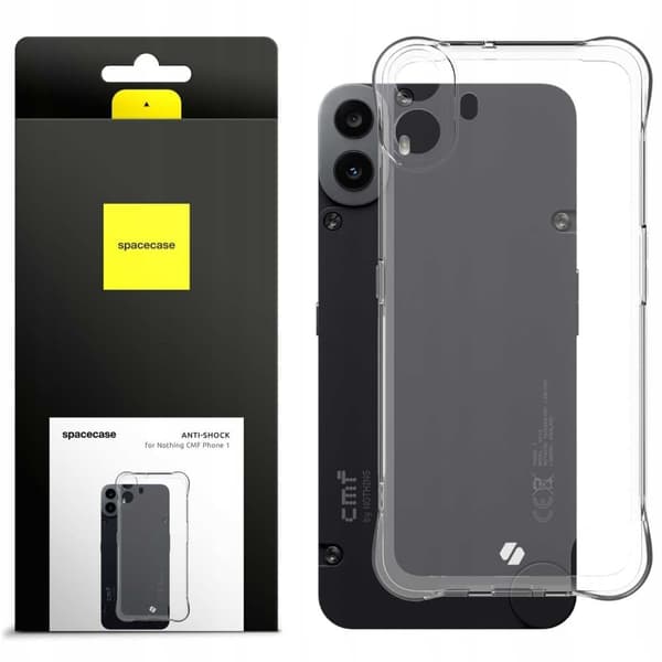 Spacecase Anti-Shck Case For Ingenting Telefon 1 Cmf-Beskyttelse